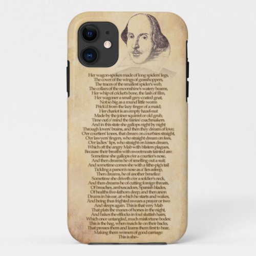 Shakespeare on your iPhone _ Romeo  Juliet iPhone 11 Case
