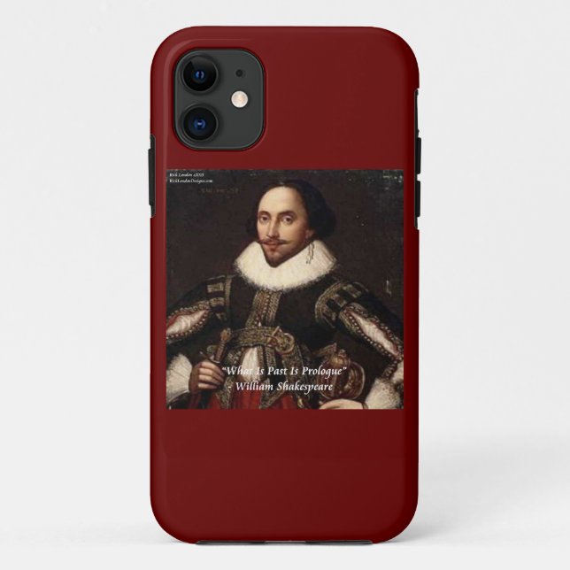 Shakespeare "Past/Prologue" iPhone 5 Case (Back)