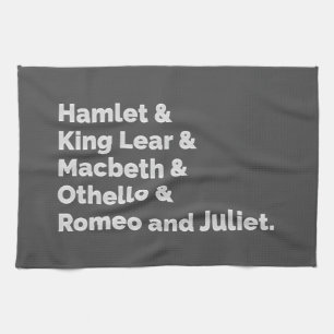 Shakespeare Plays I Towel