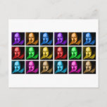 Shakespeare Pop Art Postcard