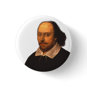 Shakespeare portrait button