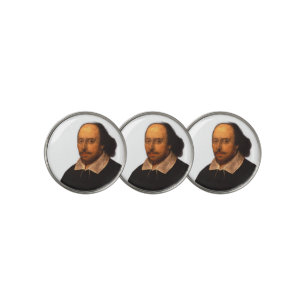 Shakespeare portrait golf ball marker