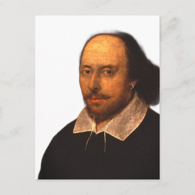 Shakespeare portrait postcard (Front)