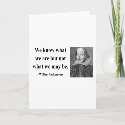 Shakespeare Quote 3b Card