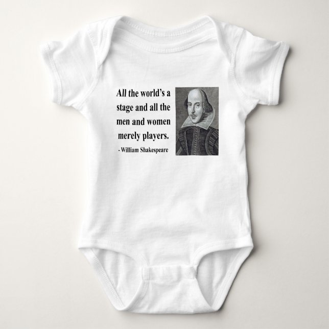 Shakespeare Quote 5b Baby Bodysuit (Front)