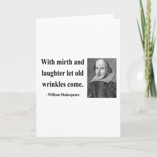 Shakespeare Quote 7b Card