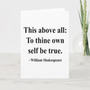 Shakespeare Quote 8a Card