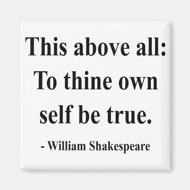 Shakespeare Quote 8a Magnet (Front)