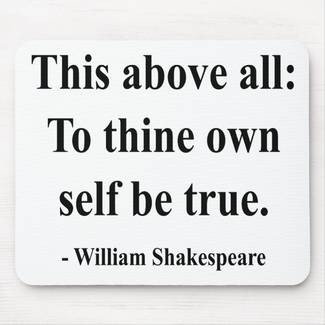 Shakespeare Quote 8a Mouse Pad (Front)
