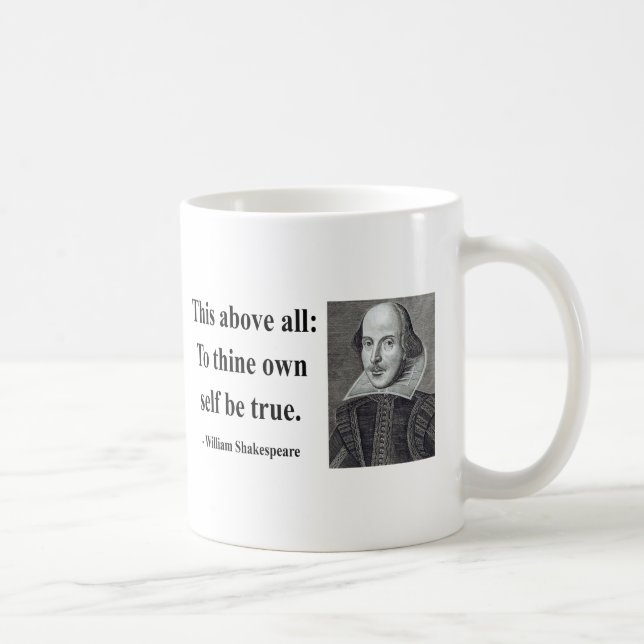 Shakespeare Quote 8b Coffee Mug (Right)