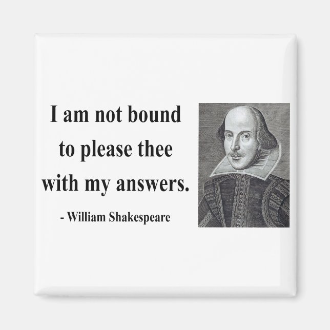 Shakespeare Quote 9b Magnet (Front)