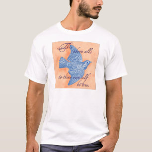 Shakespeare Quote Art T-Shirt by Digital Crafts