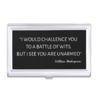 Shakespeare Quote - Battle Of Wits