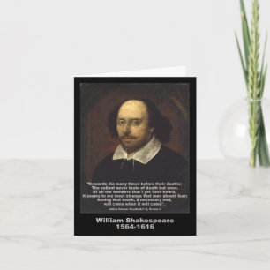 Shakespeare Quote ~ Julius Caesar Card