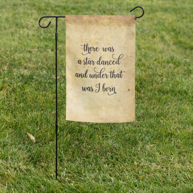 Shakespeare Quote | Much Ado About Nothing Garden Flag (In SItu)