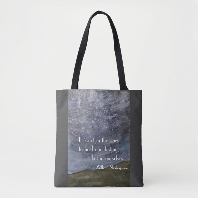 Shakespeare Quote Tote Bag (Front)