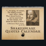 Shakespeare Quotes Yearly Calendar<br><div class="desc">This stylish 12-month wall calendar with quotations from Shakespeare,  featuring a stunning array of elizabethan woodcut designs is perfect for anyone who is inspired by the Bard of Avon.</div>