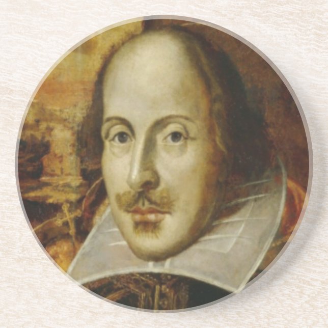 Shakespeare Sandstone Coaster (Front)