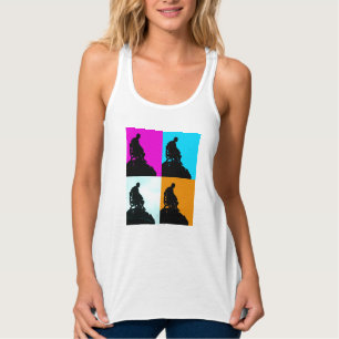 Shakespeare Sculpture Silhouette Tank Top