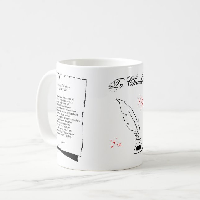 Shakespeare Sonnet 117 Coffee Mug (Front Left)