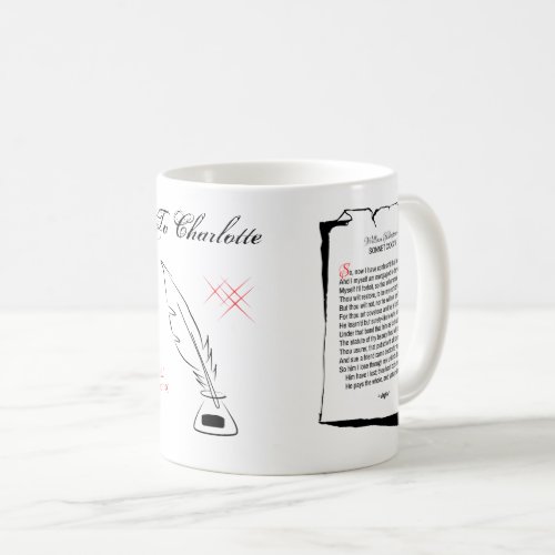 Shakespeare Sonnet 134 Coffee Mug