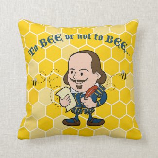 Shakespeare Spelling Bee Pillow