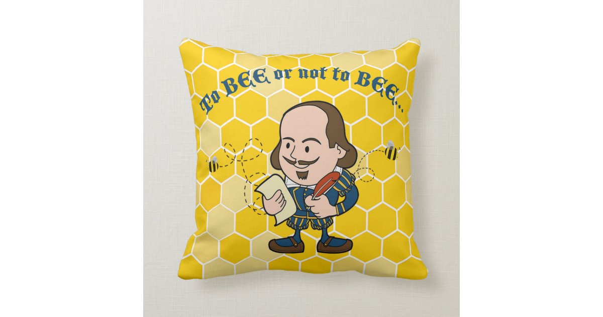 Shakespeare Spelling Bee Pillow