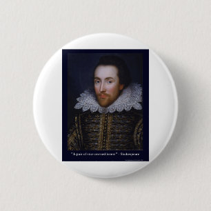 Shakespeare Star-Crossed Lovers Gifts Mugs Tees Pinback Button