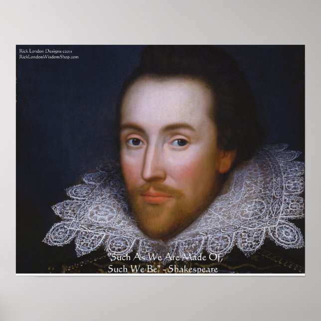 Shakespeare "Such We Be" Wisdom Quote Posters (Front)