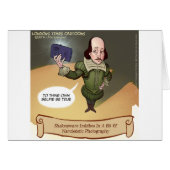 Shakespeare Takes Selfie Funny (Front Horizontal)