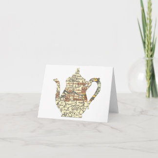 Shakespeare Teapot Card