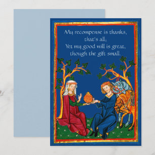 Shakespeare Thank you Card