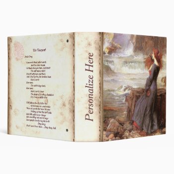 Shakespeare - The Tempest Binder by ForEverProud at Zazzle
