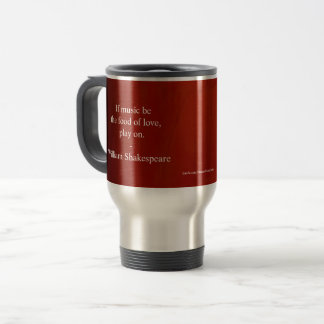 Shakespeare Theater Teacher Gift Red Travel Mug
