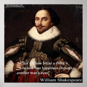 Shakespeare "Through Another's Eyes" Wisdom Quote  Poster