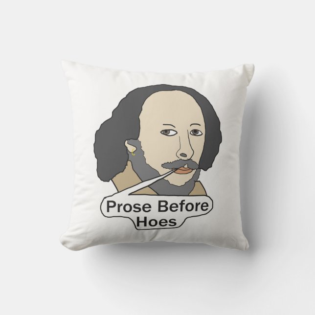 shakespeare throw pillow (Front)