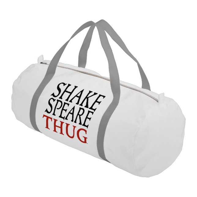 Shakespeare Thug Duffle Bag (Angled)
