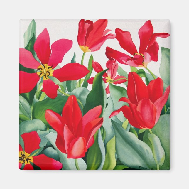 Shakespeare Tulips Magnet (Front)