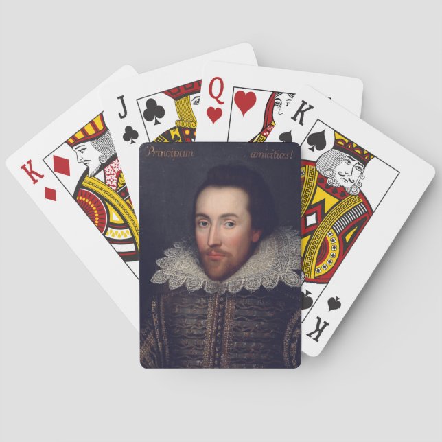Shakespeare Wadlow Portrait Playing Cards (Back)