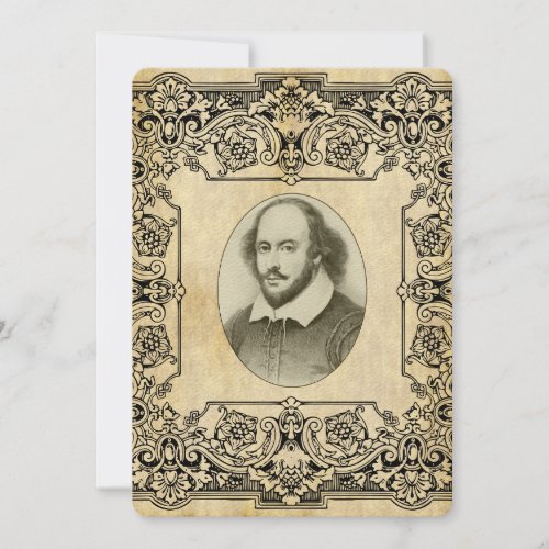 Shakespeare Wedding Invitation