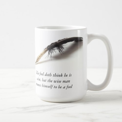 Shakespeare  Wise Fool Coffee Mug