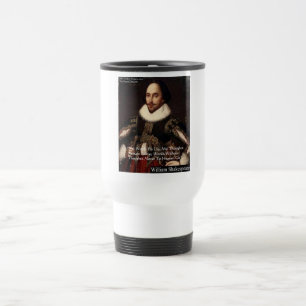 Shakespeare "Words In Heaven" Wisdom Quote Gifts Travel Mug