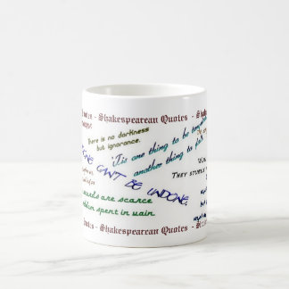 Shakespearean Quotes Mug