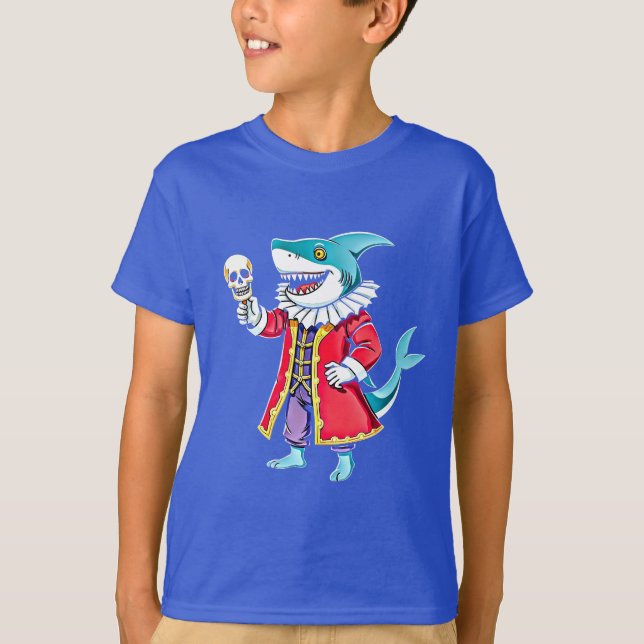 Shakespearean Shark – To Bite or Not to Bite? Tee (Front)