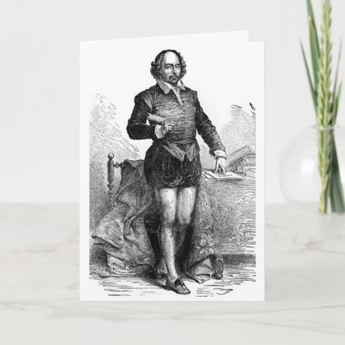 Shakespeares Birthday Greeting Card