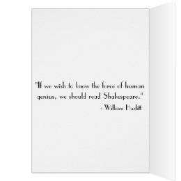 Shakespeare Birthday Cards - Greeting &amp; Photo Cards | Zazzle