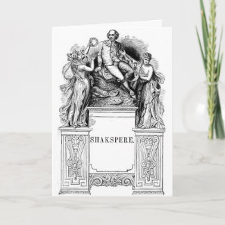 Shakespeare's Birthday Greeting Card