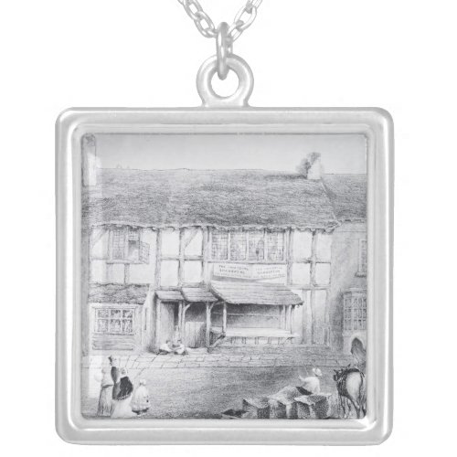 Shakespeares Birthplace Silver Plated Necklace