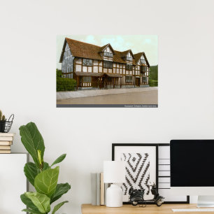 Shakespeare's Birthplace, Stratford-upon-Avon Poster