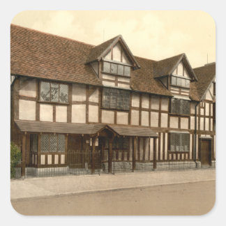 Shakespeare's Birthplace, Stratford-upon-Avon Square Sticker